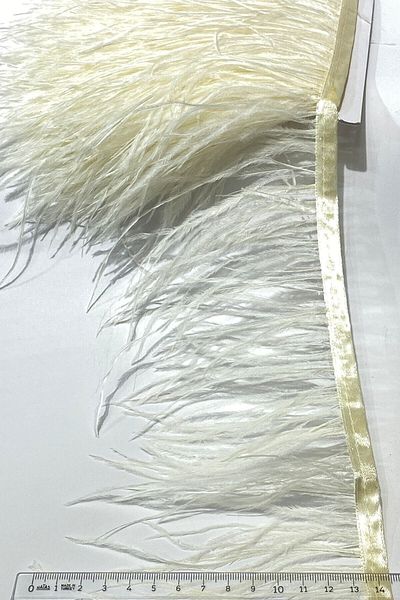 YENİ HEDİYELİK DÜNYAM 50 cm Cream Ostrich Feather - for Hobby Products