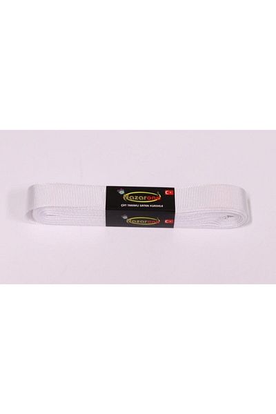 YENİ HEDİYELİK DÜNYAM Λευκή Κορδέλα Grosgrain 2 cm 10 M