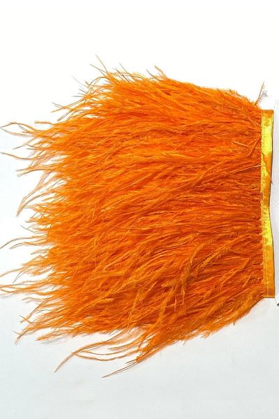 Aker Hediyelik 30 cm Orange Feather Design Dress Made