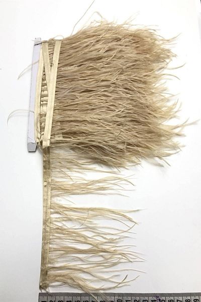 Aker Hediyelik Design Dress Making Open Mink Ostrich Feather 100 Cm