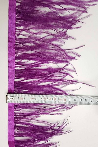 Aker Hediyelik Purple Ostrich Feather Per Dress Sleeve 100 Cm
