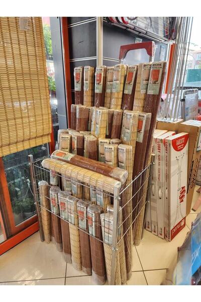 TEKZEN Bambu Stor Perde 120x100