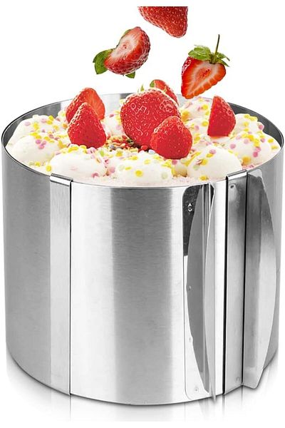Nar kalıp Round Adjustable Cake Mold Depth 15cm