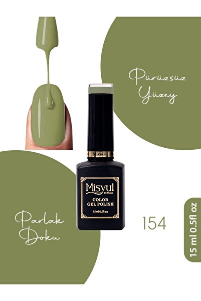 Misyul Kalıcı Oje UV Led Kalıcı Oje Nail Art 15 ml
