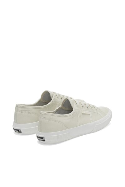 Superga 2750 Tumbled Leather Unisex Bej Bileksiz Sneaker