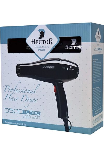 Hector Professional 3500 Turbo Blow Dryer 2400 Watt Black