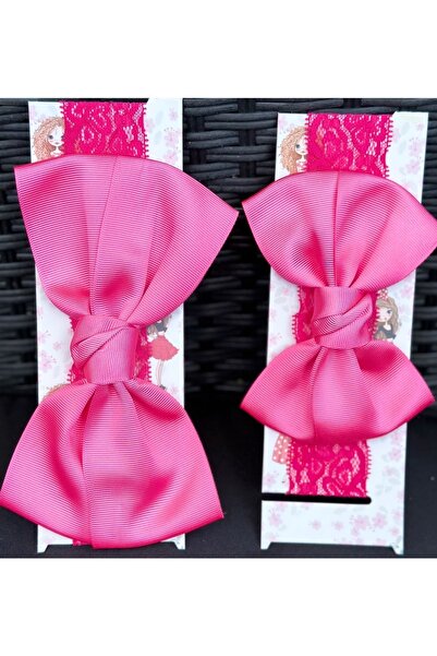 QUEEN AKSESUAR Dantela cu fundă mare din satin de lux, banda elastică moale p...