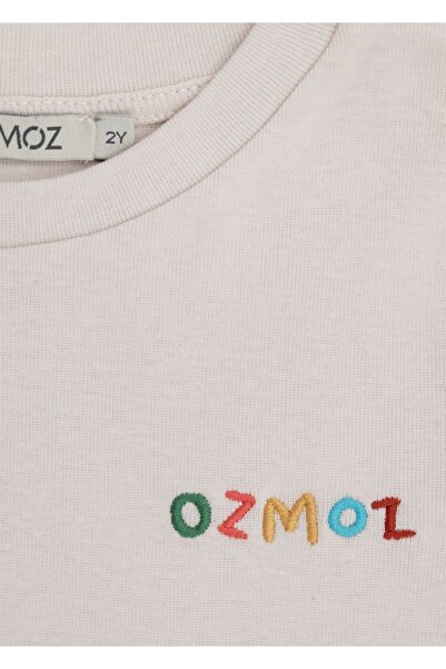 Ozmoz By Mukadder Özden Unisex Embroidered Organic Kids T-shirt