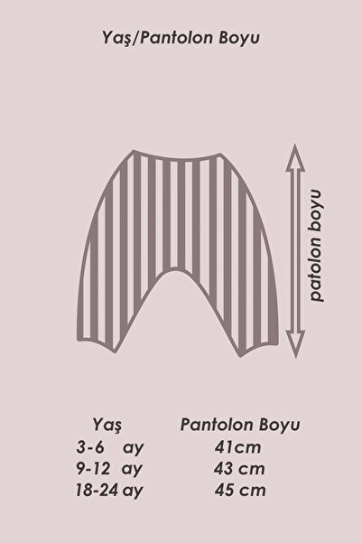 la mure baby %100 Organik Pamuk Müslin Bebek / Çocuk Pantolon OEKO-TEX sertifikalı yazlık çizgili pantolon