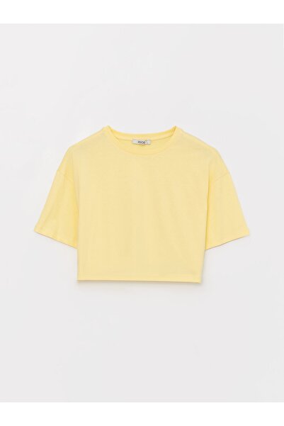 LC Waikiki Γυναικείο μπλουζάκι με κοντό μανίκι με λαιμόκοψη