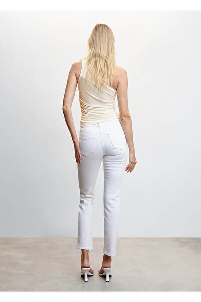 MANGO Woman Bluză asimetrică florală