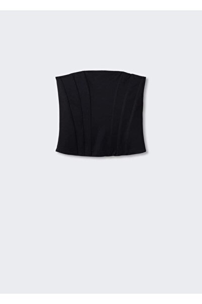 MANGO Woman Halenka ve stylu korzetu