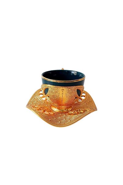 kapadokyahediyelik Turkish Coffee Fican, Ottoman Palace Patterned for 6 People