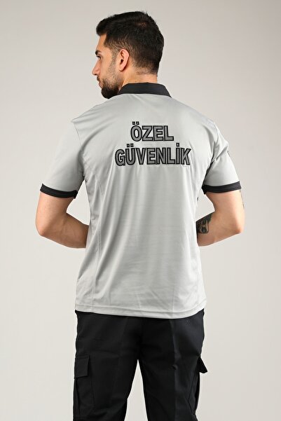 Uniprom Özel Güvenlik T Shirt Kamu Yeni Tip Tişört Erkek