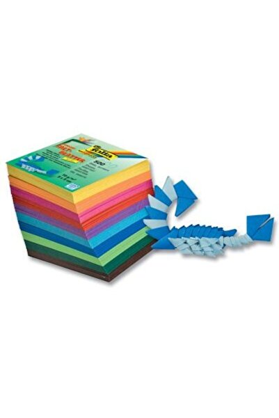 Folia Origami Kağıdı Mini 5x5 cm. 10 Renk 500 Adet