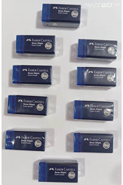 Faber Castell Mavi Sınav Silgisi Orta Boy (10 adet)