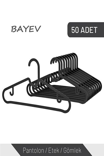 Bayev 50 Plastic Clothes Hangers