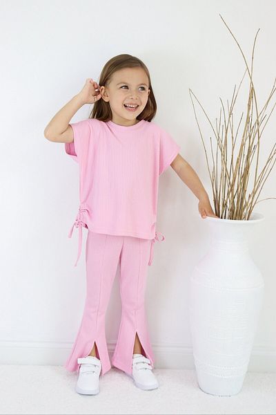 le petit sole Girl's Freda Bottom-Top Set