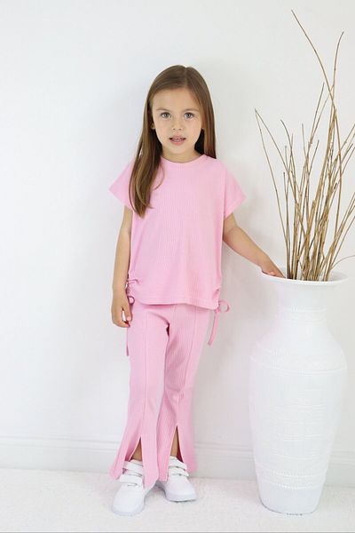 le petit sole Girl's Freda Bottom-Top Set