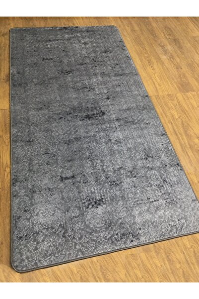 Teksev Nova Antrasit Mutfak Halısı Leke Tutmaz Yıkanabilir Kaymaz Dekoratif K...