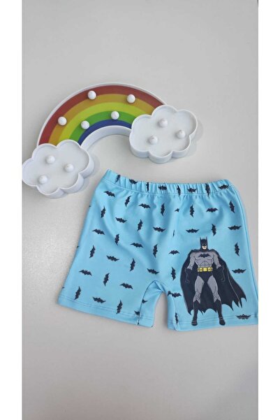 Modomood Erkek Çocuk Şort Boxer Mayo Dijital Baskılı Deniz Havuz Mayosu Batma...