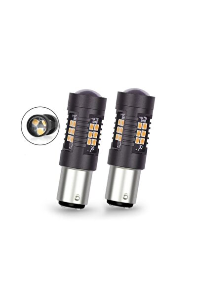 C9 P21w 1156 Ba15s Beyaz Tek Duy Park Stop Geri Vites Gündüz Far Ampülü 21 Led