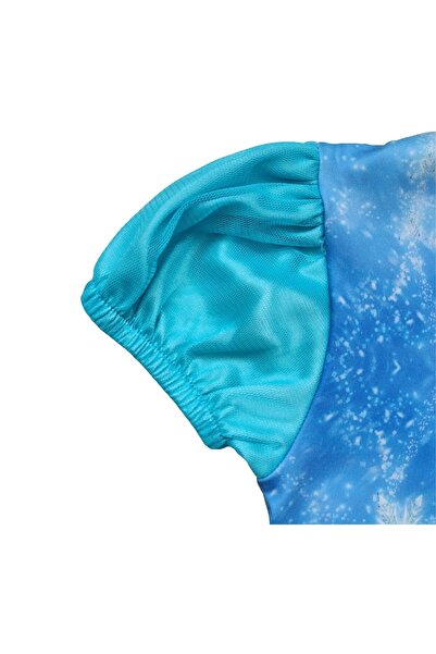 Moni Girl's Frozen/ Frozen Princess Elsa Printed Kiloş Tulle Skirt Dress