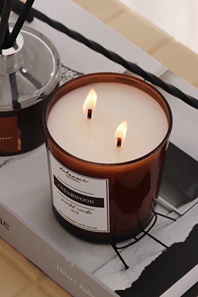 Delanoir Cedarwood / Sedir Ağacı Aromalı Soya Mumu