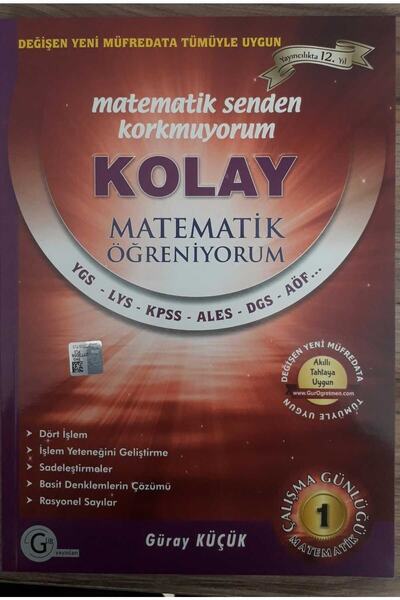 Gür Yayınları KOLAY MATEMATİK 1