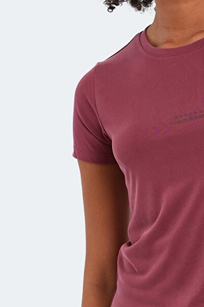 Slazenger PAYTONS Kadın T-Shirt Bordo