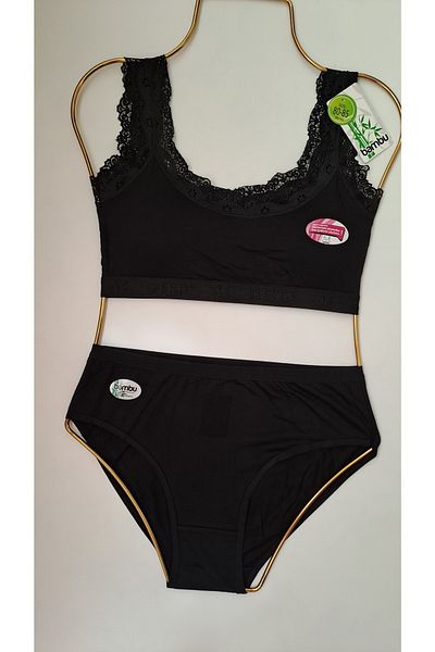 NARIYA Γυναικείο Σετ εσώρουχα σουτιέν Bamboo Cotton Gatherer Half Singlet Plus Size Σετ εσώρουχα