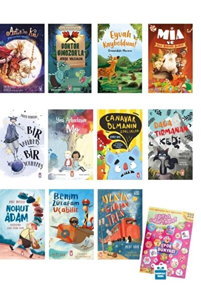 Timaş Çocuk Sporhediyli 2. 3. 4. Sınıf Okuma Kitapları Nohut Adam Mia Ve Bazı...