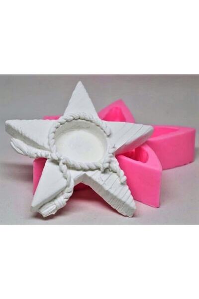 morlalem m Sea Themed Rope Star Candle Holder Silicone Mold K-337, Polyester ...