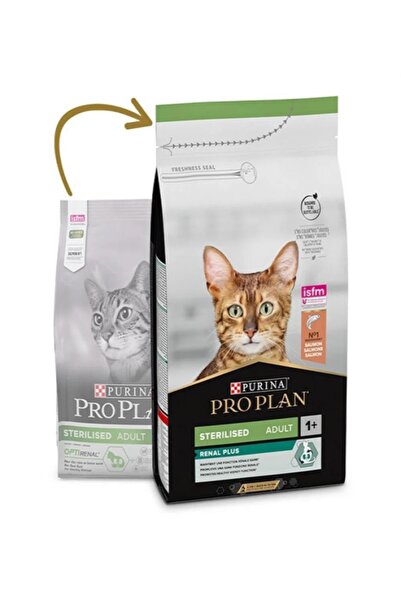 Purina Pro Plan Somonlu Kısır Kedi Maması 3 Kilo 2 Adet