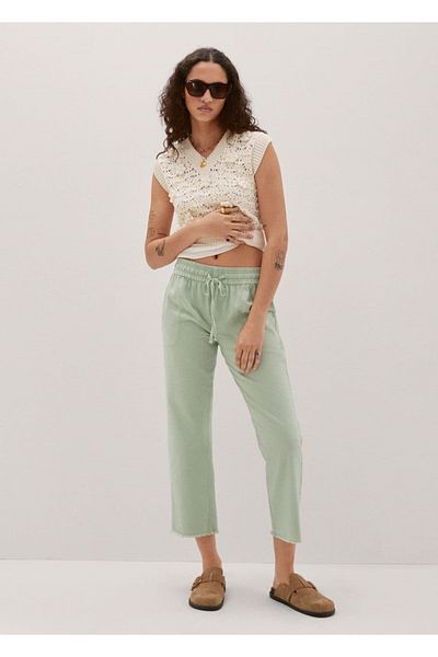 MANGO Woman Slouchy-Jeans mit Kordelzug in der Taille