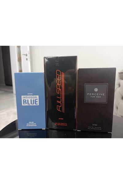 AVON Parfüm seti, FULLSPEED+INDIVIDUAL BLUE+PERCEİVE FOR MEN