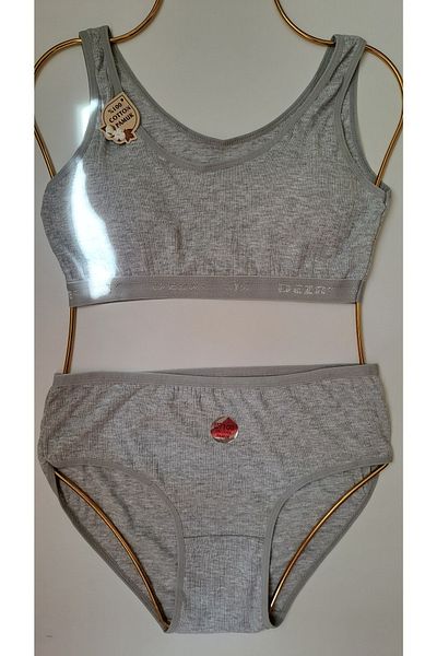 NARIYA Γυναικείο Σουτιέν Plus Size Σετ Σουτιέν Άνετο Βαμβακερό Χτενισμένο Βαμβακερό Συλλέκτη Καθημερινά Άνετα Μισό Αθλητικά Σλιπ