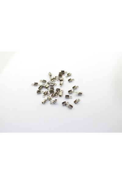 Flower 150 Adet - 3x9 Mm Yuvarlak Kolye Kapama, Bileklik Kapama, Kapama Klips, Kapatma Klips, Takı Kapama