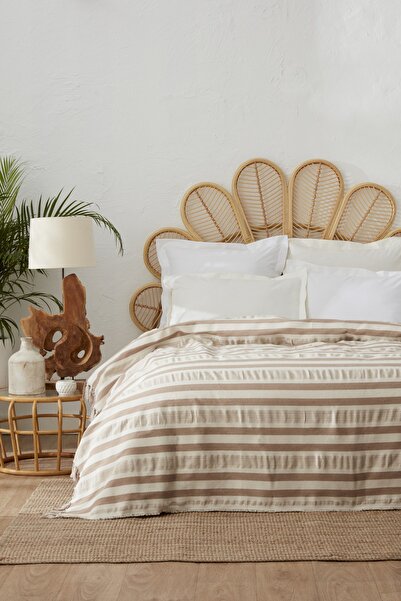 Karaca Home Roller Çift Kişilik Yatak Örtüsü Bej