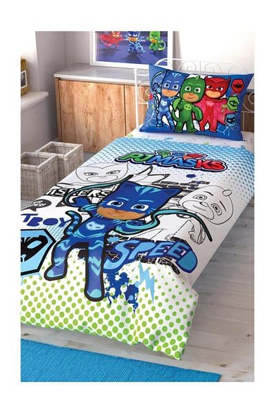 Taç Licensed Single Duvet Cover Set - Pj Masks