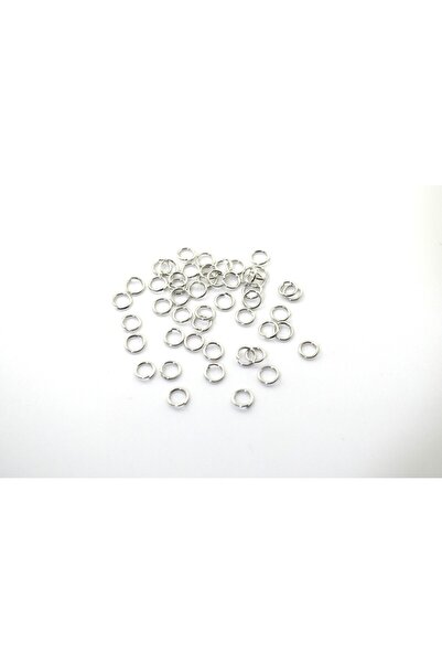 Flower 250 Adet - 5 Mm Takı Halkası, Kesik Halka, Takı Yapma Halkası, Yuvarlak Tel Halka, Montaj Halkası