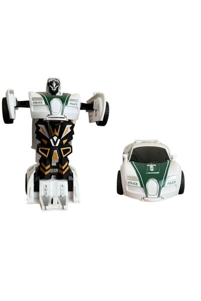 transformers Polis Arabası Dönüşebilen Robot Olan Araba