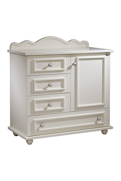 Meltem Kral Bebek Odası Krem Şifonyer