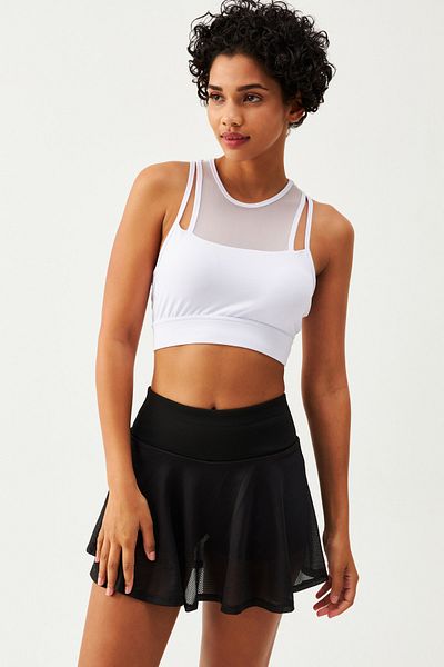 Runever Women's Tulle Detailed Sports Bustier 2300