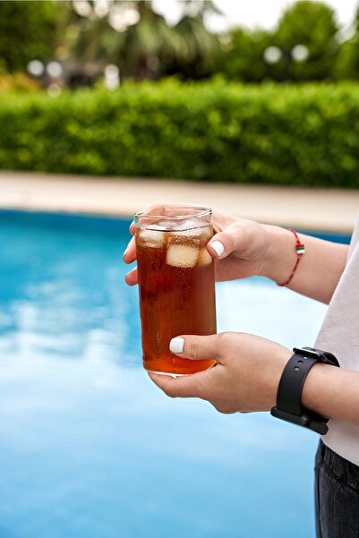 FH finehome Nevada 4-Piece Trend Borosilicate Glass Cup 400 ml