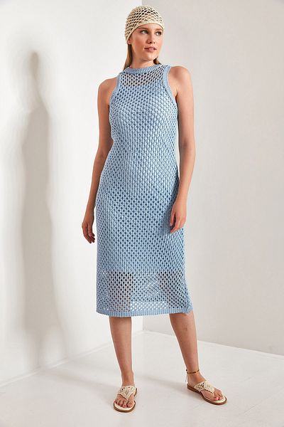 Bianco Lucci Gefüttertes Strickkleid für Damen