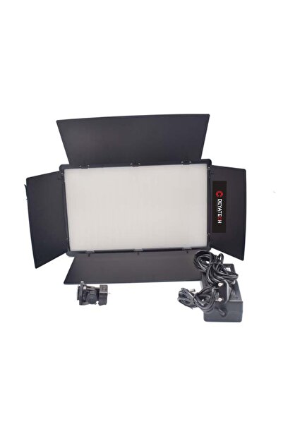 Deyatech Pro Led 800 Video YouTube Çekim Işığı Çift Bataryalı Led Aydınlatma Işık Döküm Ayak İle Beraber