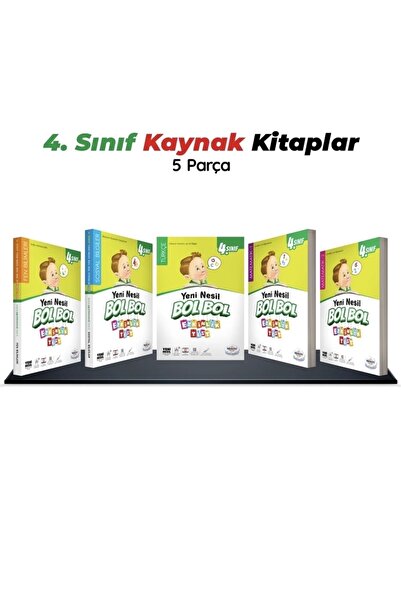 öğretmen evde Yayınları 4. Sınıf Süper 5’li Kitap Seti – Yayınları (2023-2024)