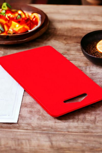 Melkan Home Cutting Board Medium Size Red Color Cutting Board