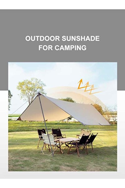 XTRIKE ME Güneşlik Tente Plaj, Kamp Dayanıklı Oxfor Kumaş Su Geçirmez Gölgelik Çadır 440*330 cm